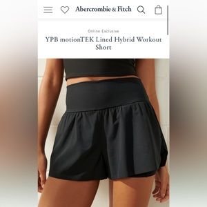 Abercrombie YPB Hybrid Workout Short